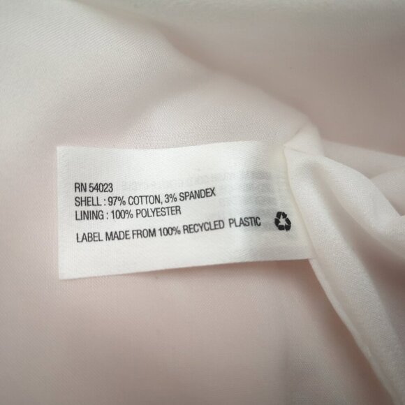 Gap Ladies Size 8 Orange & White Sleeveless Fit & Flare Fully Lined Dress - Picture 4 of 8